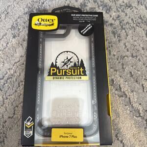 OtterBox Pursuit Series Case For Apple iPhone 7  & iPhone 8  Clear Black
